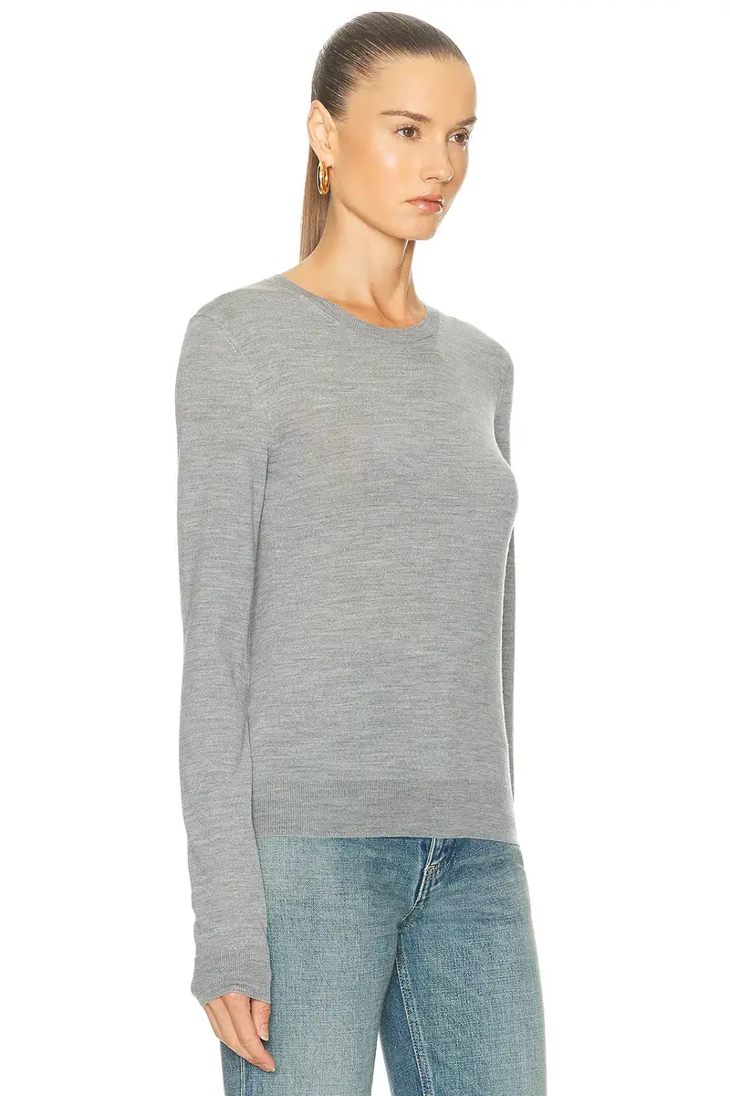 Saint Laurent Long Sleeve Top | Thumbnail 2 Saint Laurent Long Sleeve Top | Thumbnail 2