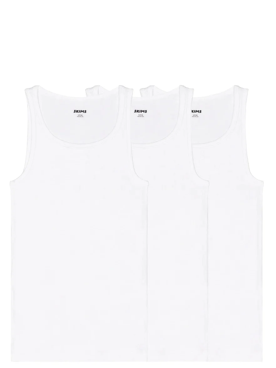 Cotton Rib Tank 3-Pack Cotton Rib Tank 3-Pack