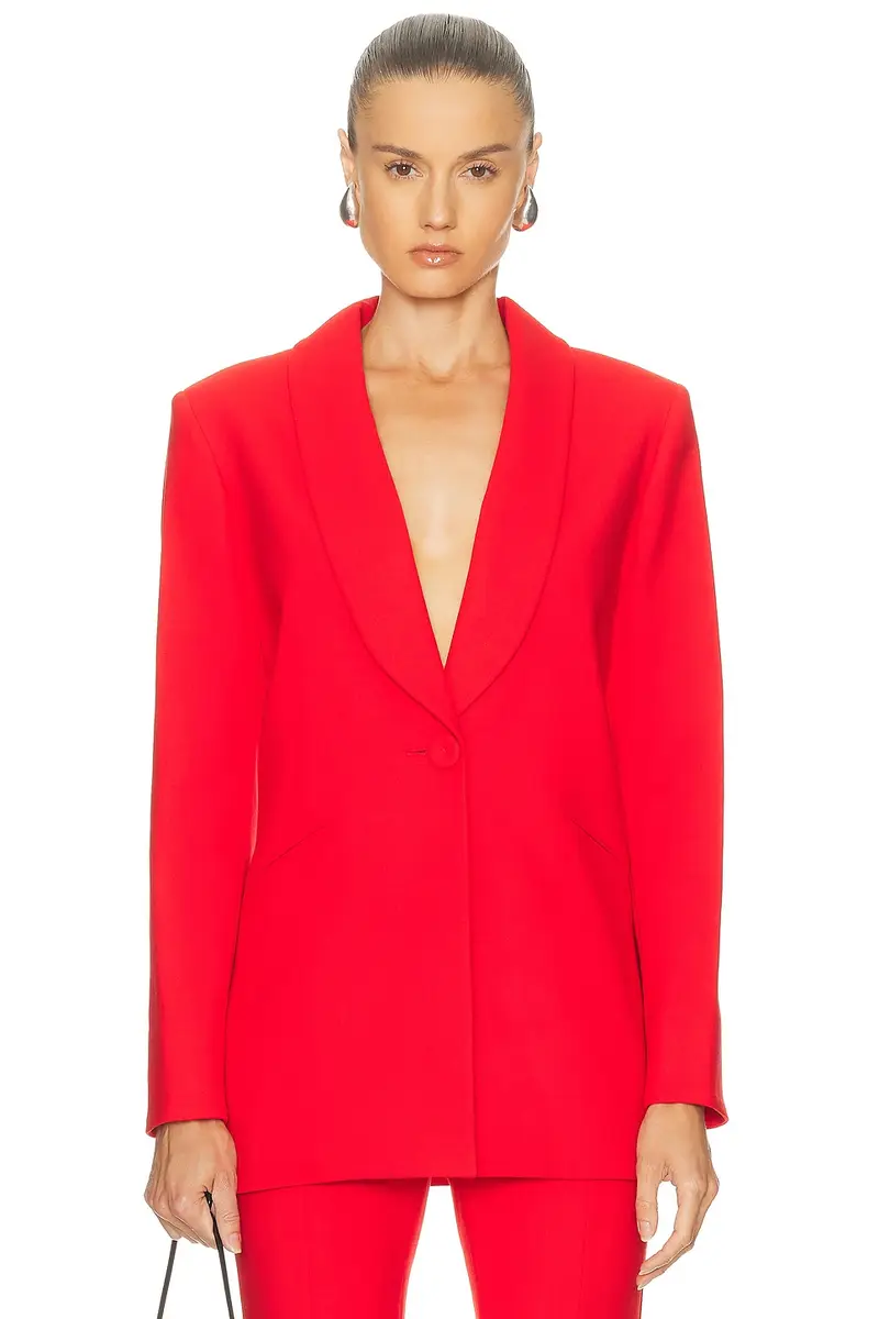 Carolina Herrera Single Breasted Blazer