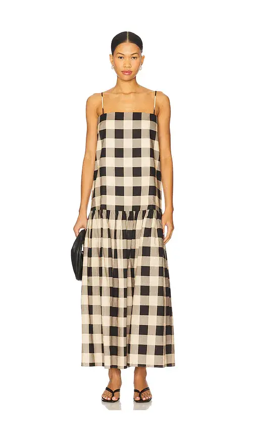 SEROYA Aydan Linen Maxi Dress