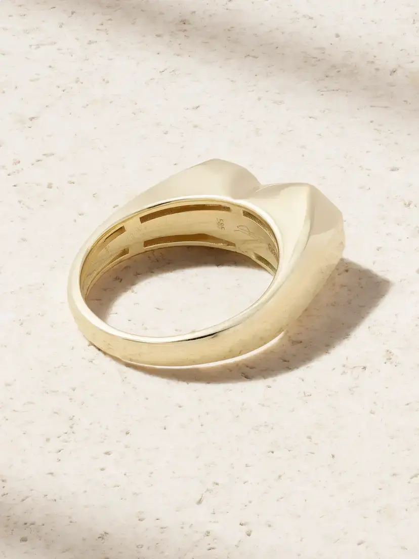 Jacquie Aiche 14-karat Gold, Emerald And Diamond Ring | Thumbnail 3 Jacquie Aiche 14-karat Gold, Emerald And Diamond Ring | Thumbnail 3