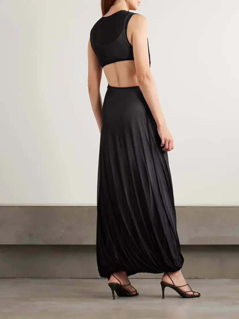 Christopher Esber Embellished Cutout Layered Stretch-jersey Maxi Dress | Thumbnail 3