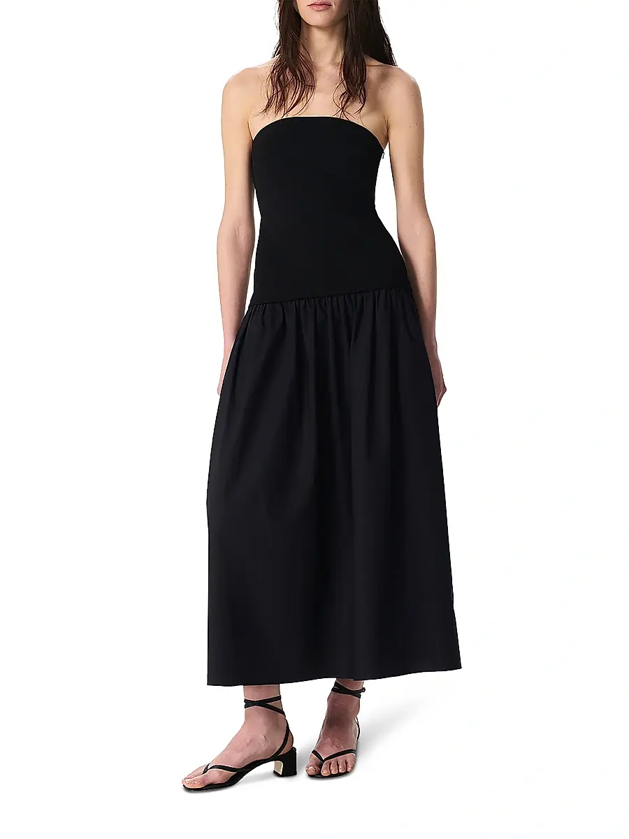 rag & bone Women's Irina Bandeau A-Line Midi-Dress | Thumbnail 2 rag & bone Women's Irina Bandeau A-Line Midi-Dress | Thumbnail 2