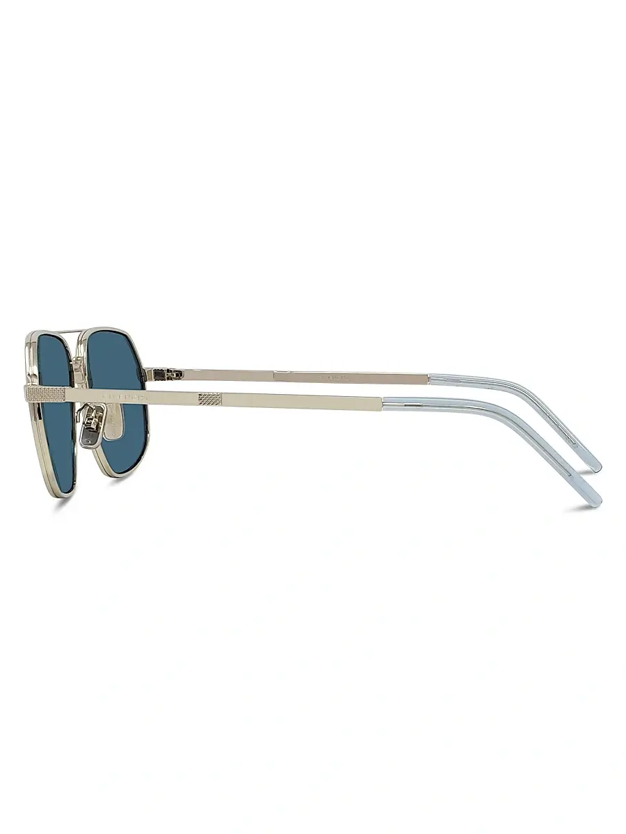 Givenchy Men's GV One 57MM Pilot Sunglasses - Gold And Blue | Thumbnail 3 Givenchy Men's GV One 57MM Pilot Sunglasses - Gold And Blue | Thumbnail 3