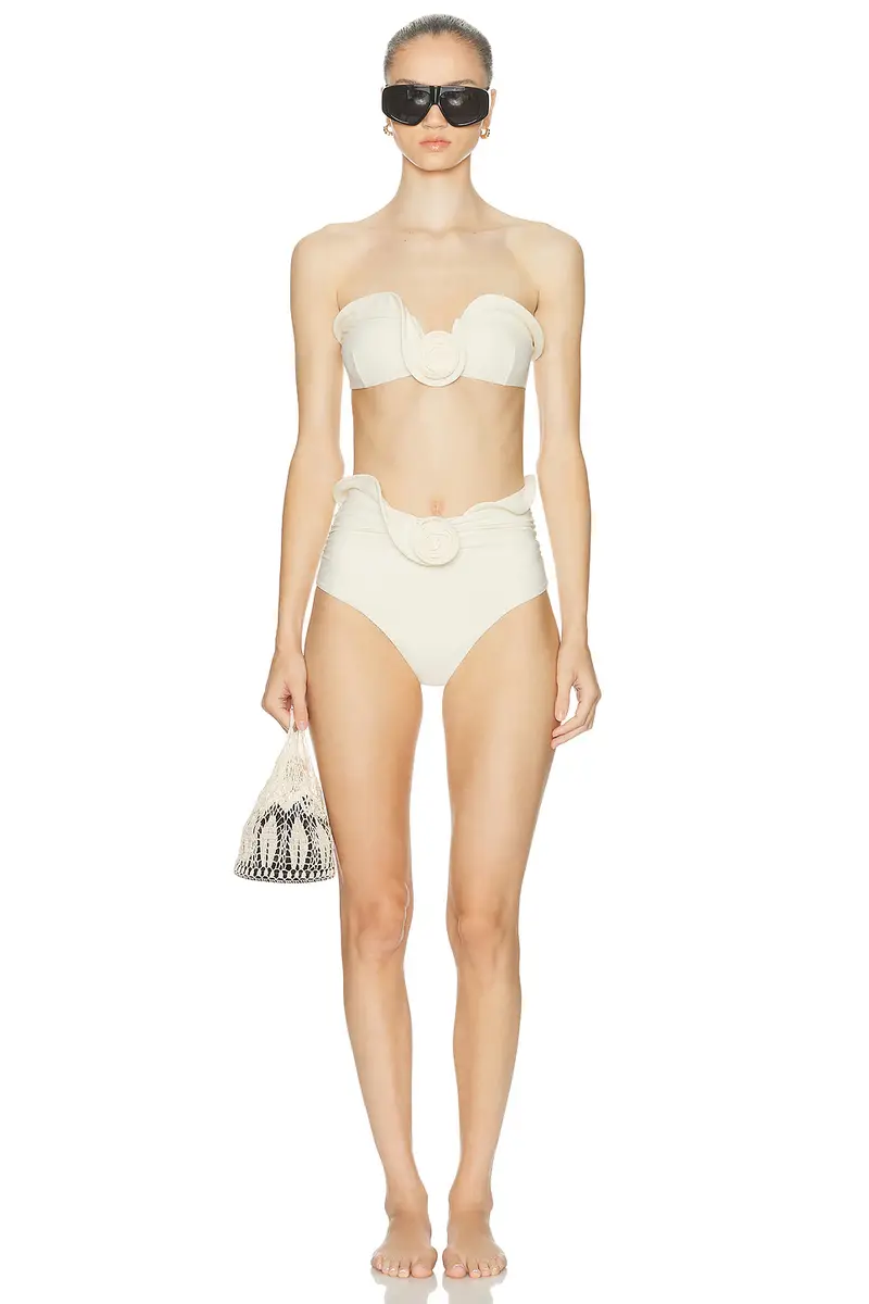 Magda Butrym High Waisted Bikini Bottom | Thumbnail 4