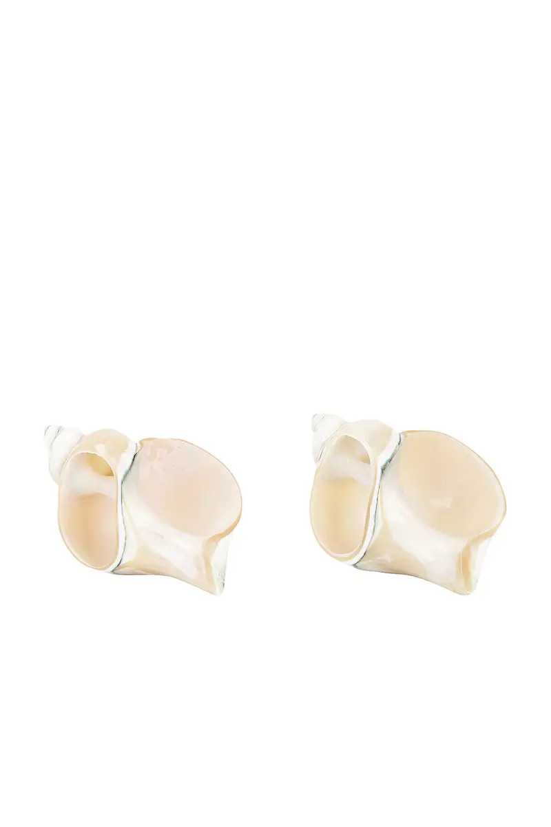 Gohar World Shell Set Of 2 Napkin Rings | Thumbnail 2 Gohar World Shell Set Of 2 Napkin Rings | Thumbnail 2