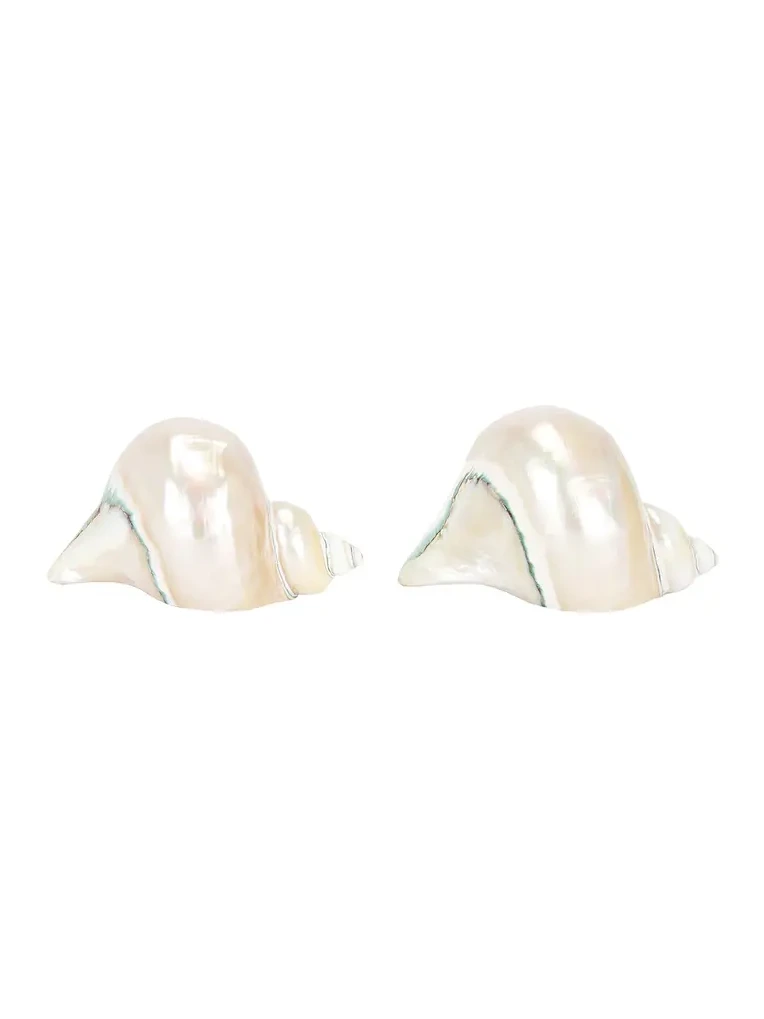 Gohar World Shell Set Of 2 Napkin Rings