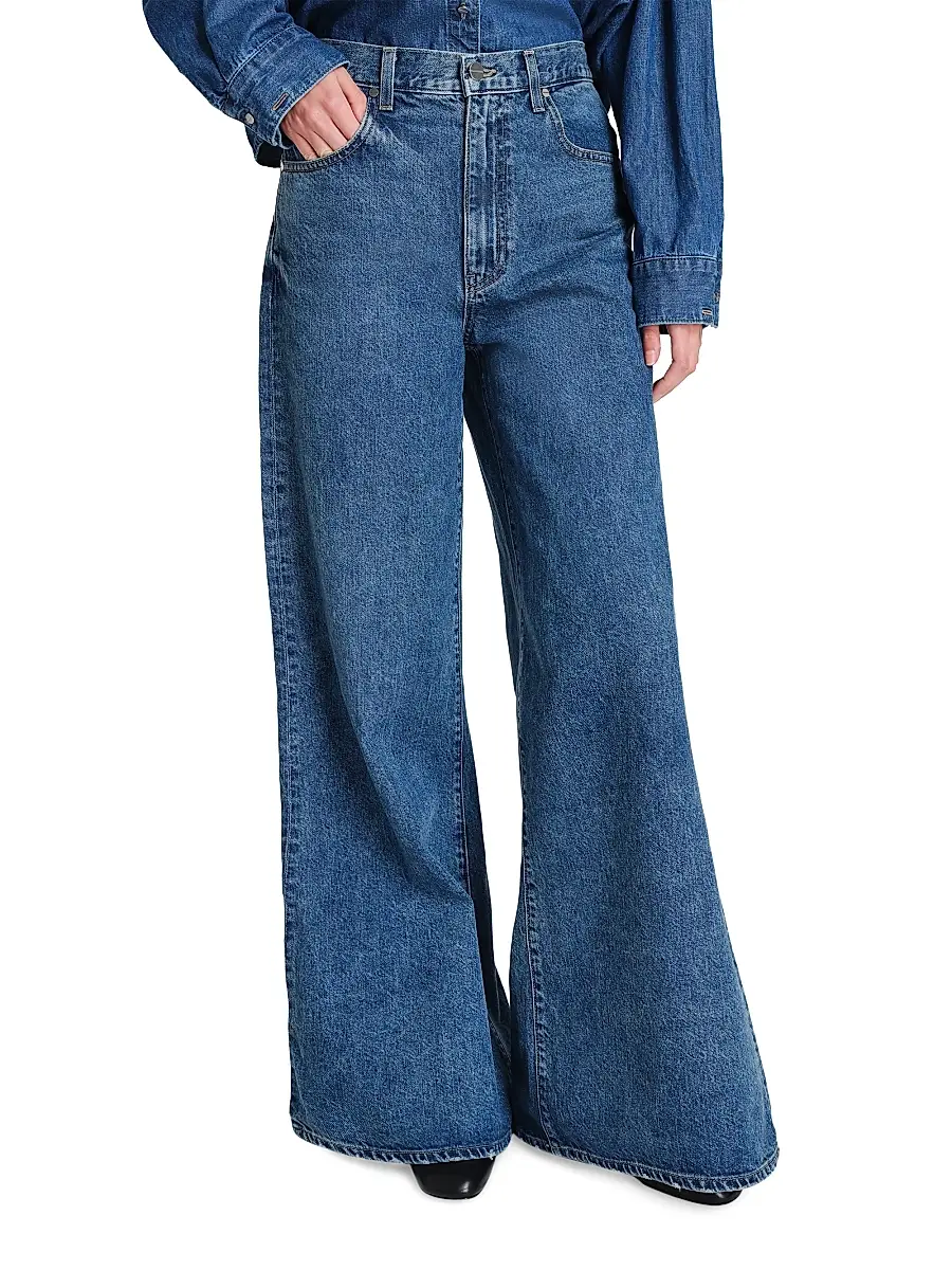 TWP Women's Tall Tiny Dancer Wide-Leg Jeans | Thumbnail 3 TWP Women's Tall Tiny Dancer Wide-Leg Jeans | Thumbnail 3