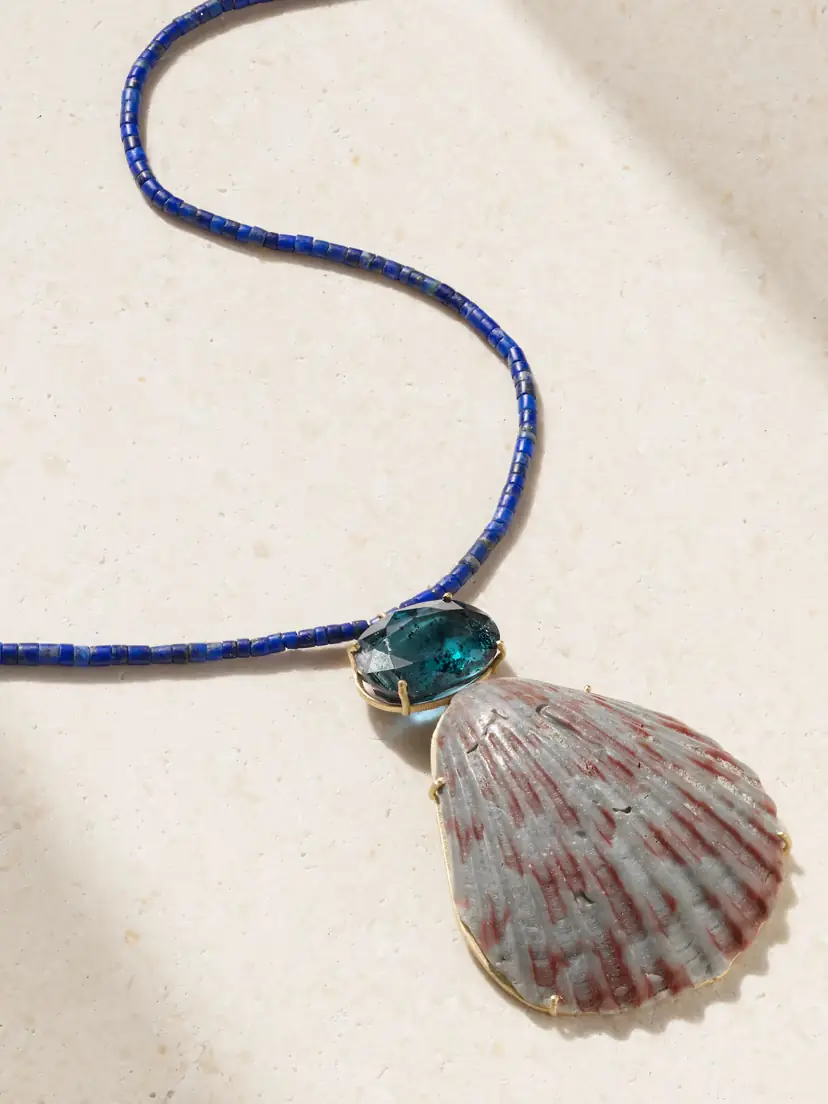 Marisa Klass Gold Multi-stone Necklace | Thumbnail 3 Marisa Klass Gold Multi-stone Necklace | Thumbnail 3