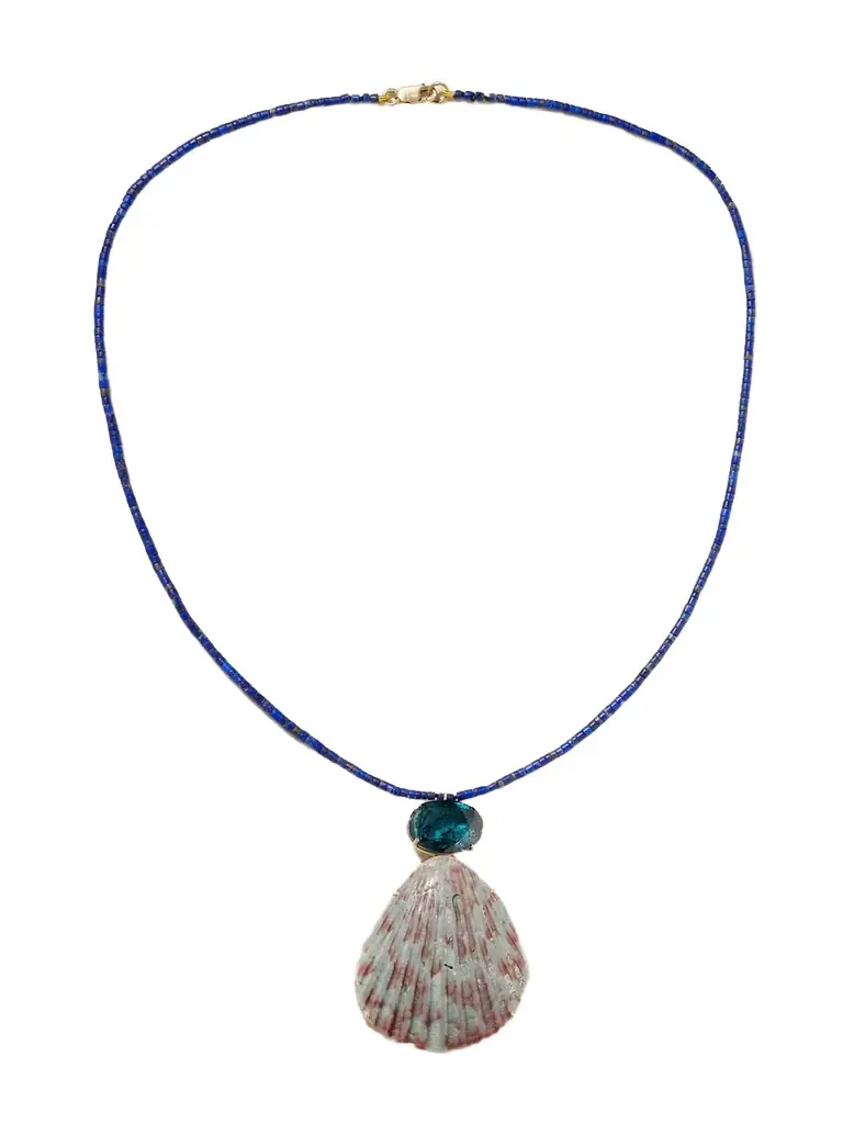 Marisa Klass Gold Multi-stone Necklace