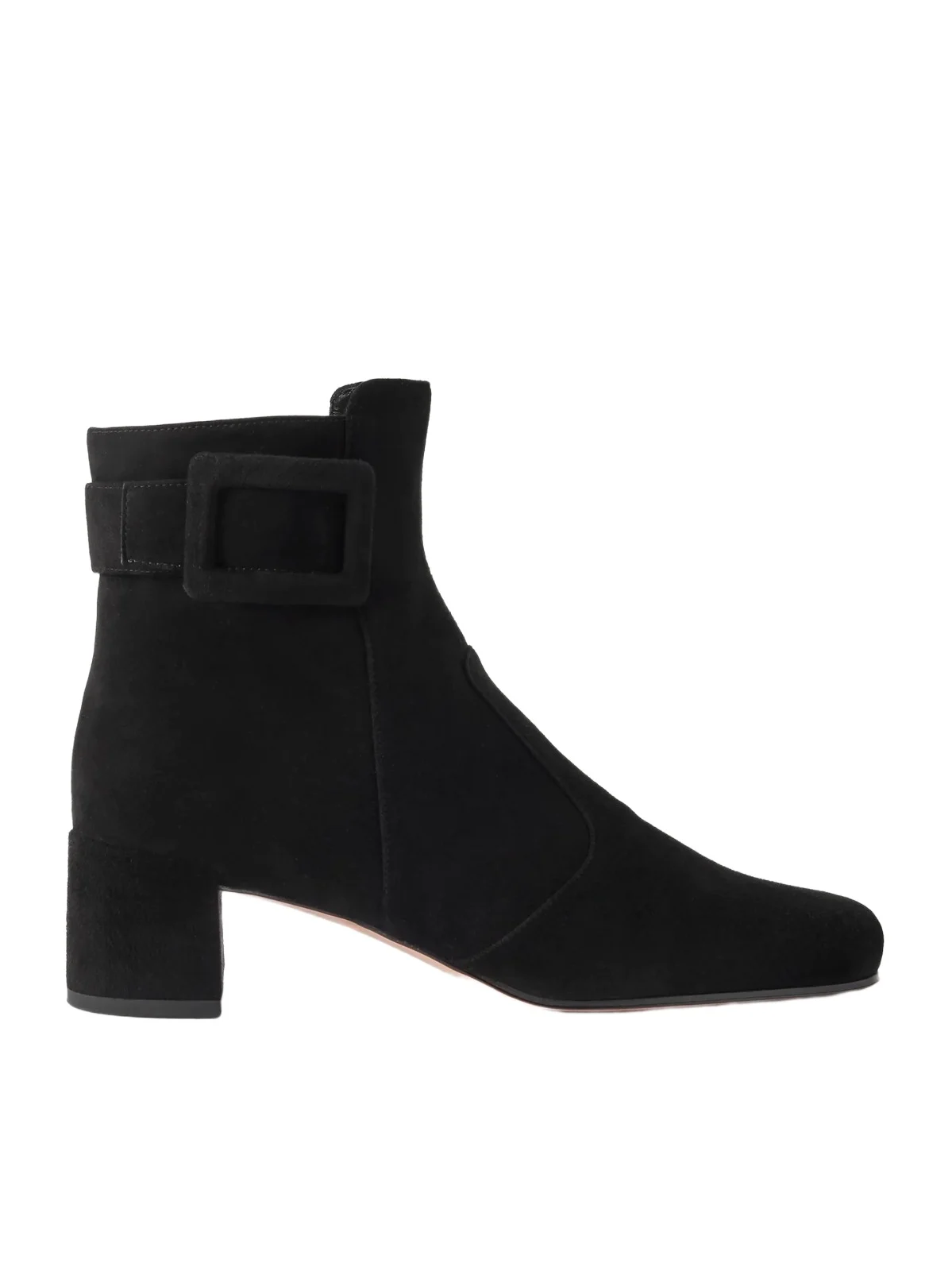 Très Vivier Polly 45 Buckled Suede Ankle Boots Très Vivier Polly 45 Buckled Suede Ankle Boots