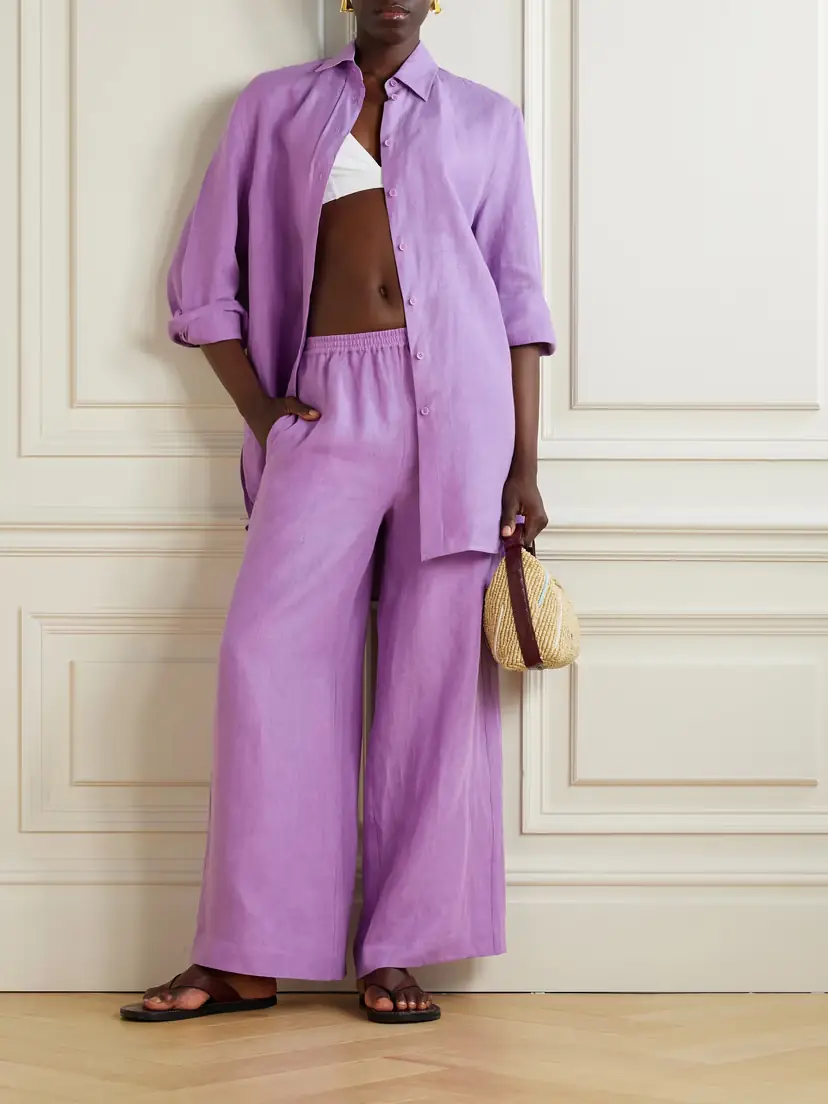 Eres L'intemporel Mignonette Linen Shirt | Thumbnail 2 Eres L'intemporel Mignonette Linen Shirt | Thumbnail 2