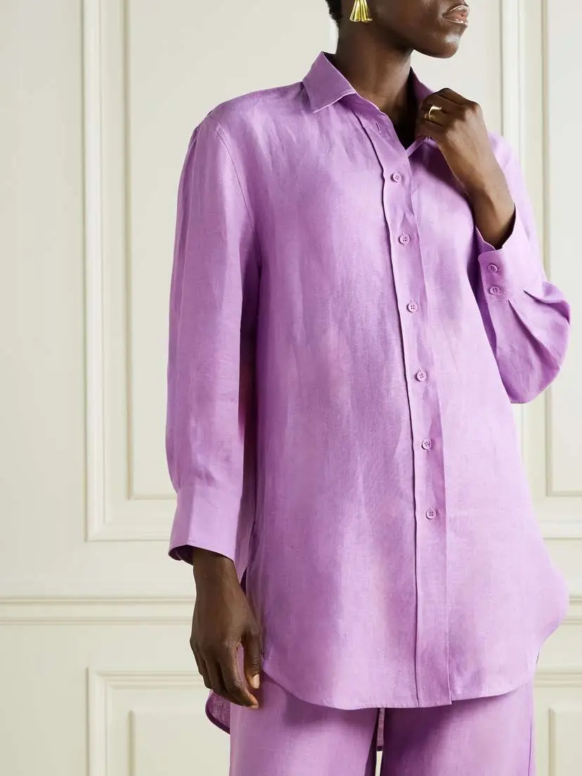 Eres L'intemporel Mignonette Linen Shirt | Thumbnail 3 Eres L'intemporel Mignonette Linen Shirt | Thumbnail 3
