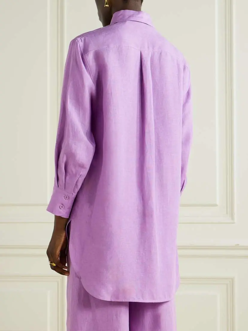 Eres L'intemporel Mignonette Linen Shirt | Thumbnail 4 Eres L'intemporel Mignonette Linen Shirt | Thumbnail 4