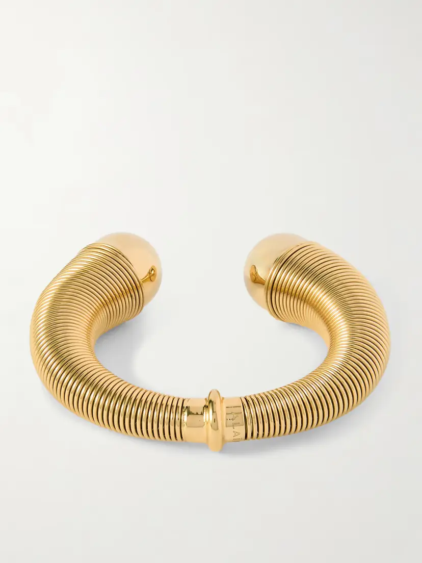 Alaïa Sphere Gold-tone Cuff | Thumbnail 3 Alaïa Sphere Gold-tone Cuff | Thumbnail 3