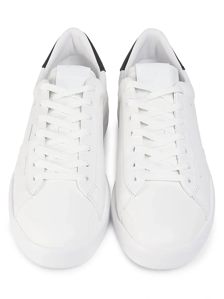 Golden Goose Men's Pure Star Leather Low-Top Sneakers | Thumbnail 4 Golden Goose Men's Pure Star Leather Low-Top Sneakers | Thumbnail 4