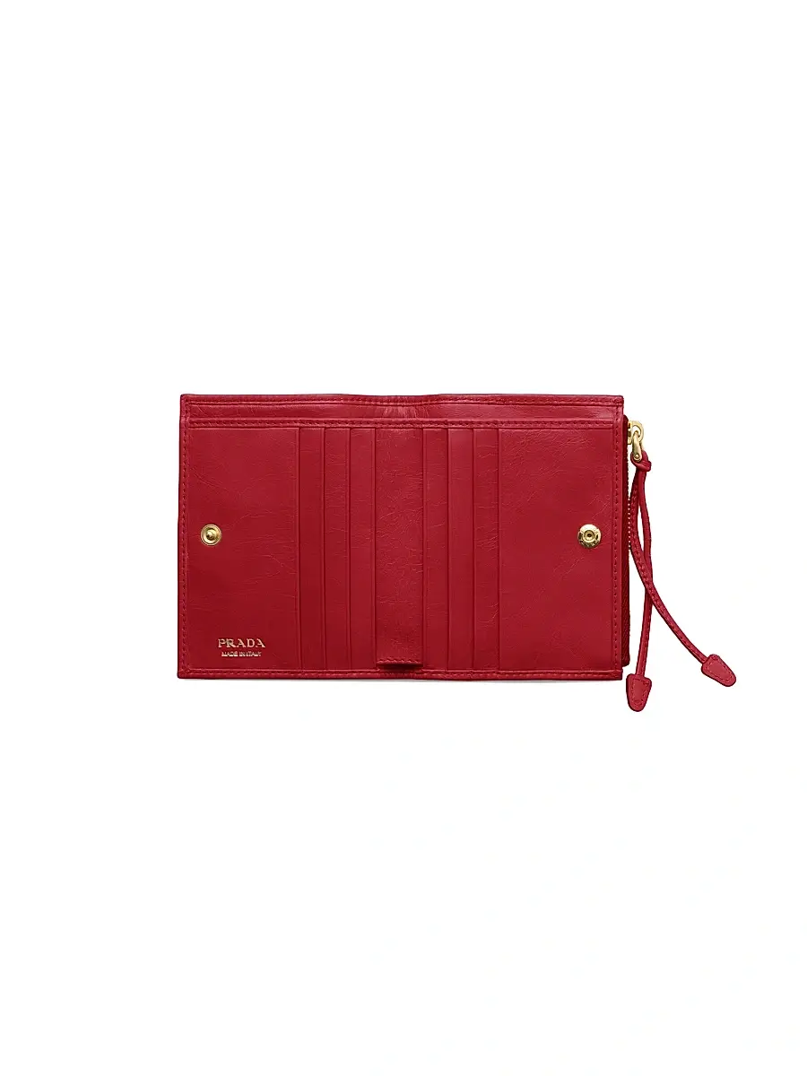 Prada Women's Small Leather Wallet | Thumbnail 2