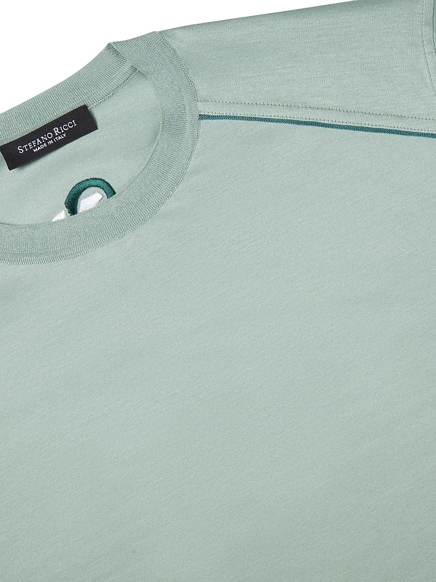 Stefano Ricci Men's Ultimate Cotton Crewneck Sweater | Thumbnail 5