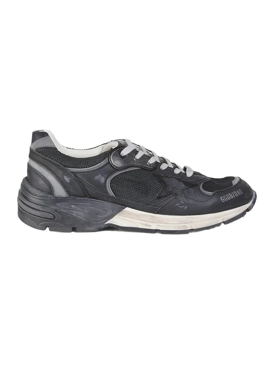 Men's Dad Running Mesh & Leather Low-Top Sneakers Men's Dad Running Mesh & Leather Low-Top Sneakers