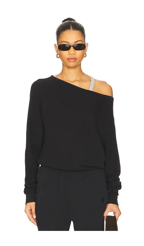 Free People x We The Free Jess Long Sleeve In Black