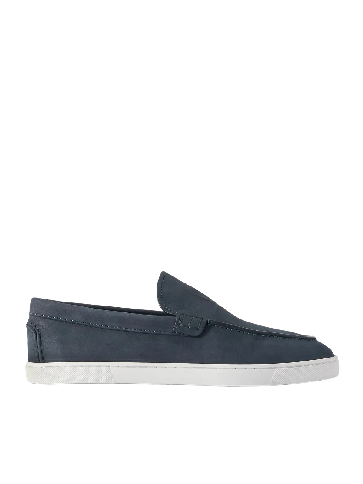 Christian Louboutin Moonboat Logo-Embossed Nubuck Loafers - Men