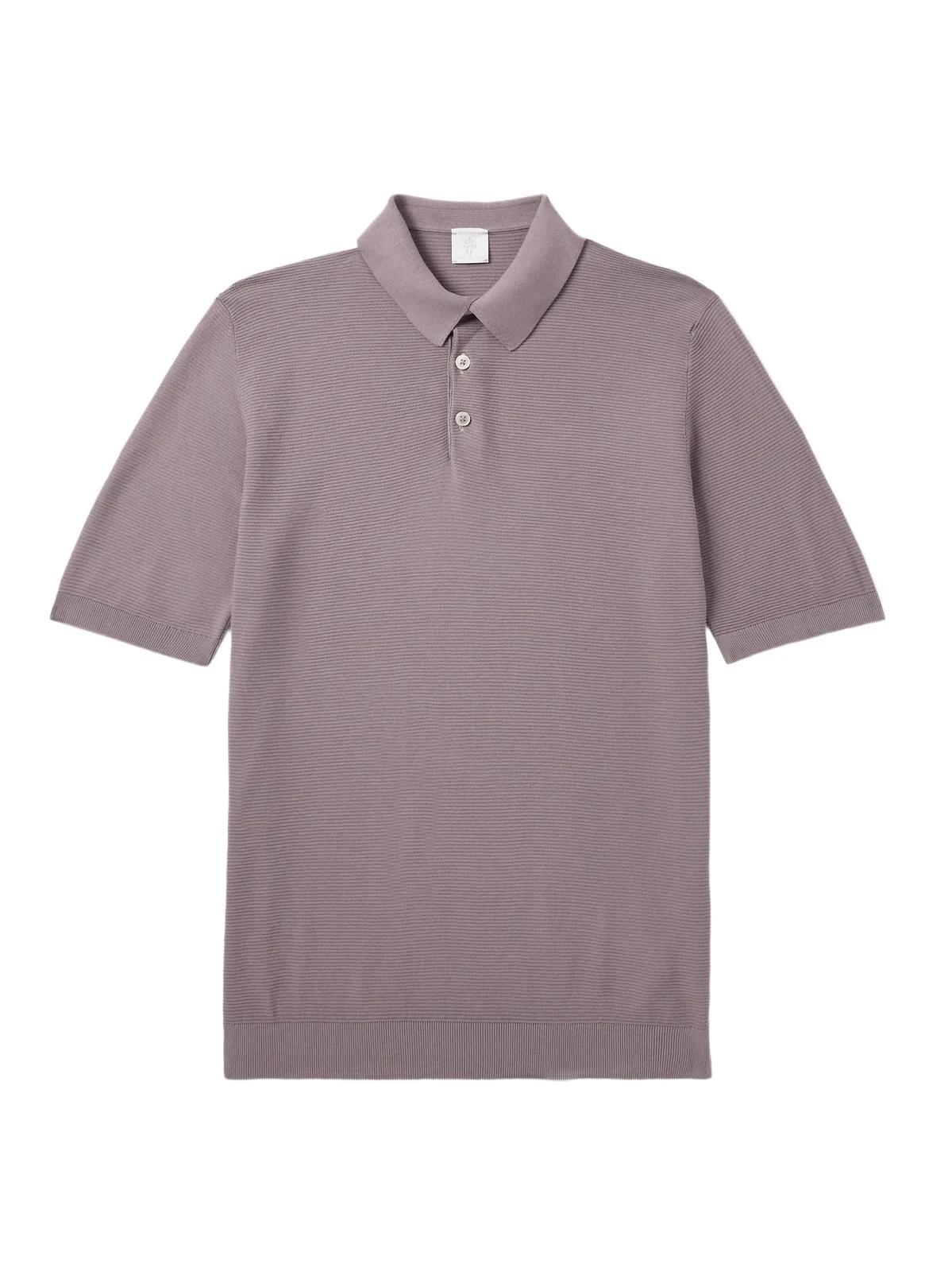 Slim-Fit Ribbed Cotton Polo Shirt - Men Slim-Fit Ribbed Cotton Polo Shirt - Men