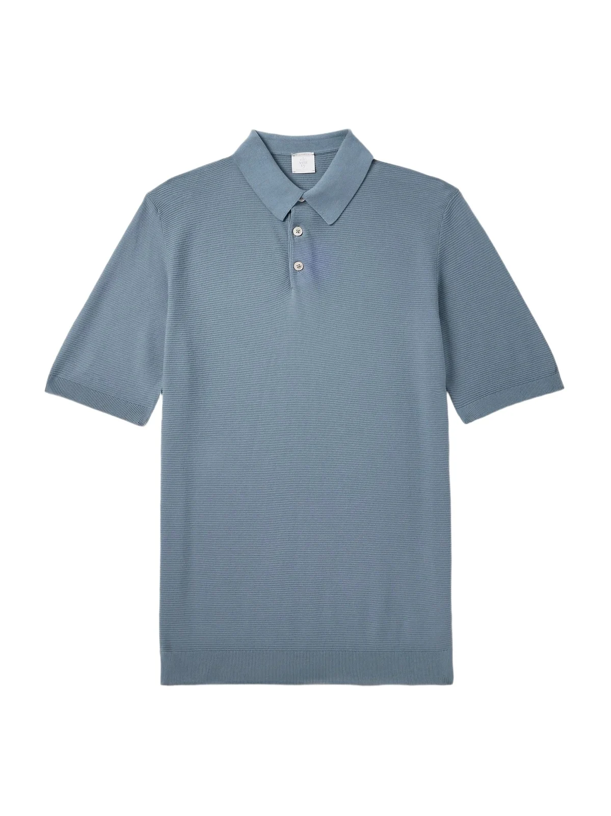 Slim-Fit Ribbed Cotton Polo Shirt - Men Slim-Fit Ribbed Cotton Polo Shirt - Men