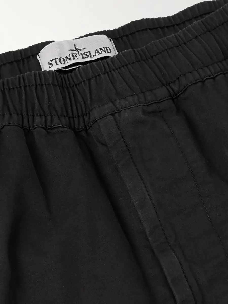 Stone Island Tapered Organic Cotton-Blend Cargo Trousers - Men | Thumbnail 6