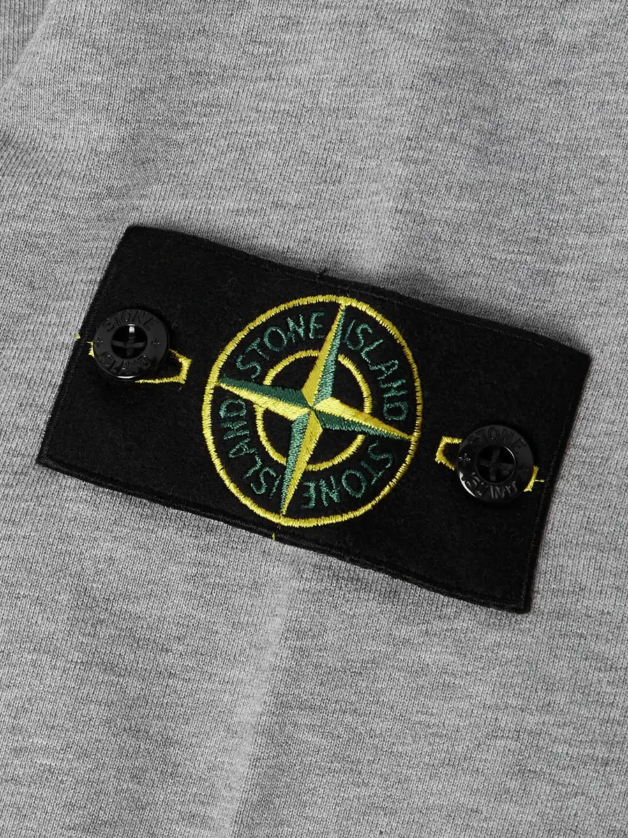 Stone Island Garment-Dyed Organic Cotton-Jersey Sweatshirt - Men | Thumbnail 4 Stone Island Garment-Dyed Organic Cotton-Jersey Sweatshirt - Men | Thumbnail 4
