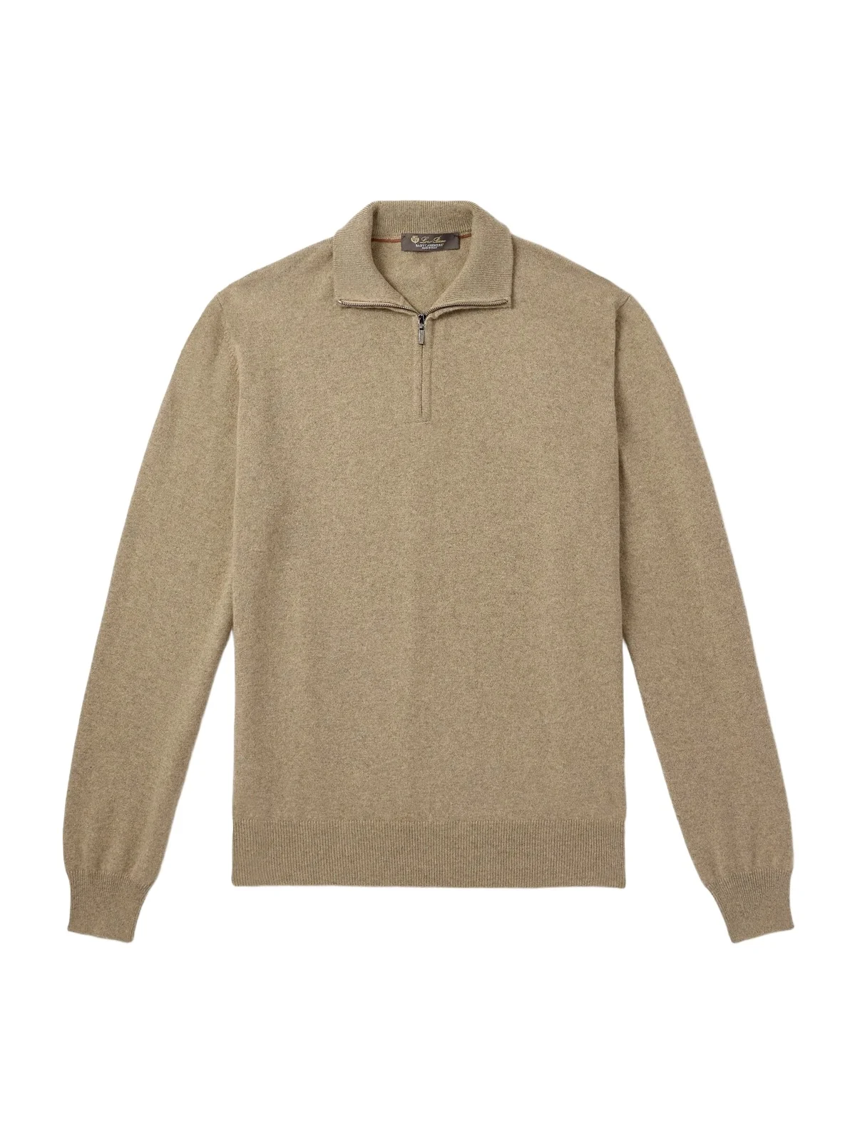 Slim-Fit Baby Cashmere Half-Zip Sweater - Men Slim-Fit Baby Cashmere Half-Zip Sweater - Men