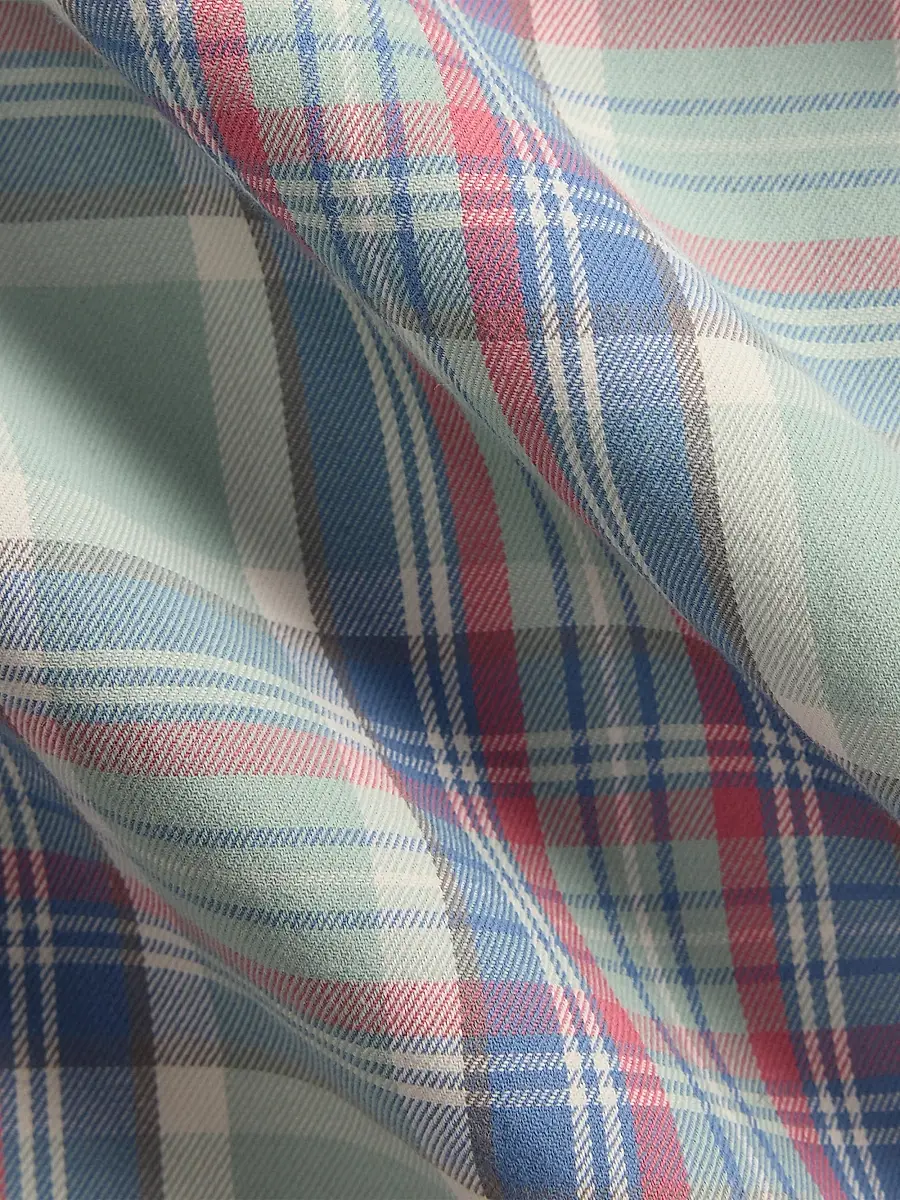 Polo Ralph Lauren Men's Classic-Fit Plaid Twill Shirt | Thumbnail 7 Polo Ralph Lauren Men's Classic-Fit Plaid Twill Shirt | Thumbnail 7