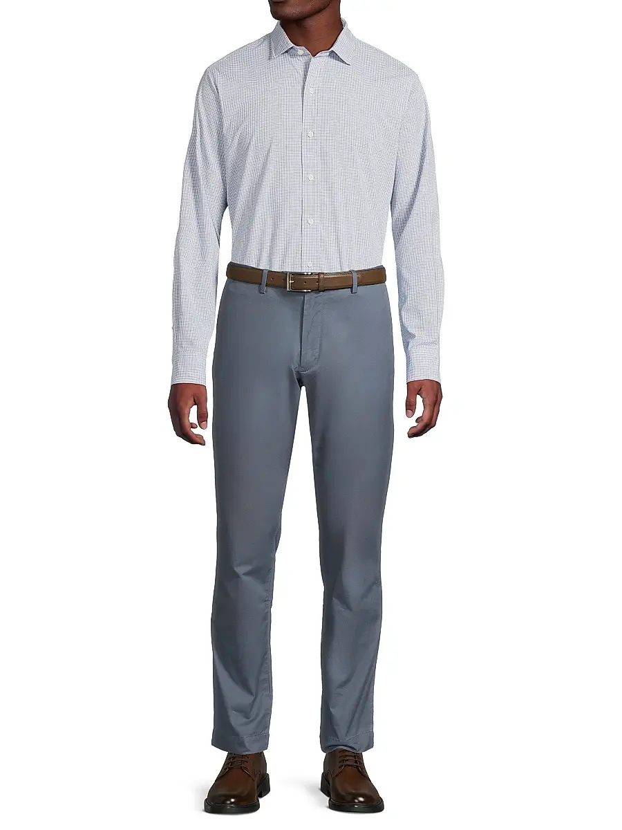 Polo Ralph Lauren Men's Classic-Fit Glen Plaid Poplin Shirt | Thumbnail 2 Polo Ralph Lauren Men's Classic-Fit Glen Plaid Poplin Shirt | Thumbnail 2