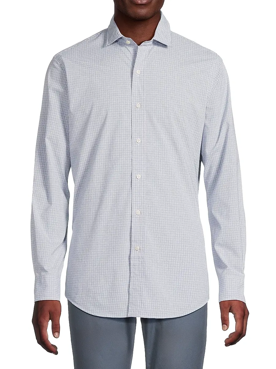 Polo Ralph Lauren Men's Classic-Fit Glen Plaid Poplin Shirt | Thumbnail 3 Polo Ralph Lauren Men's Classic-Fit Glen Plaid Poplin Shirt | Thumbnail 3