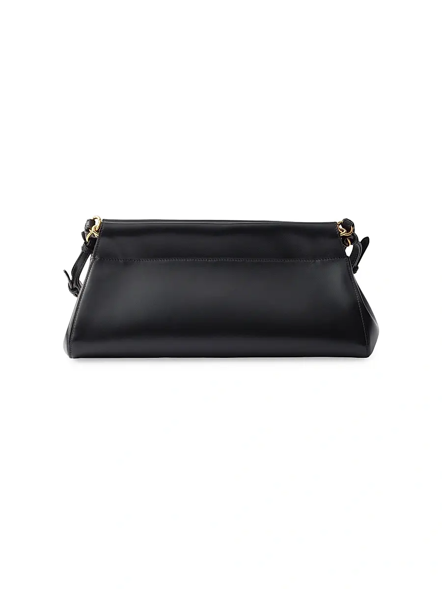 Prada Women's Enchaîné Leather Shoulder Bag - Black | Thumbnail 5