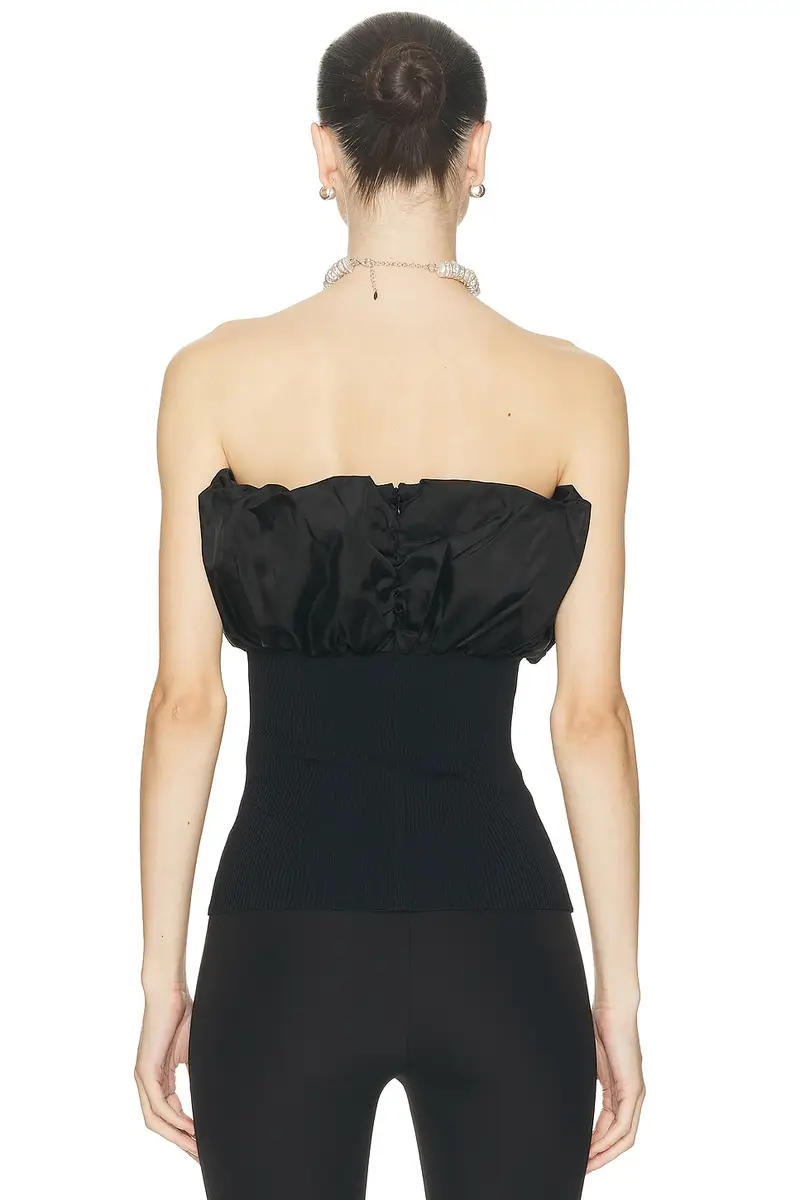 Ganni Strapless Top | Thumbnail 3 Ganni Strapless Top | Thumbnail 3