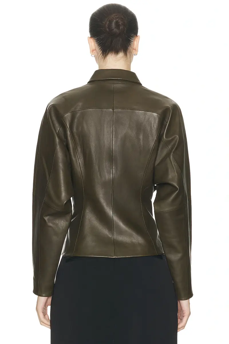 THE SEI Fitted Leather Jacket | Thumbnail 3 THE SEI Fitted Leather Jacket | Thumbnail 3