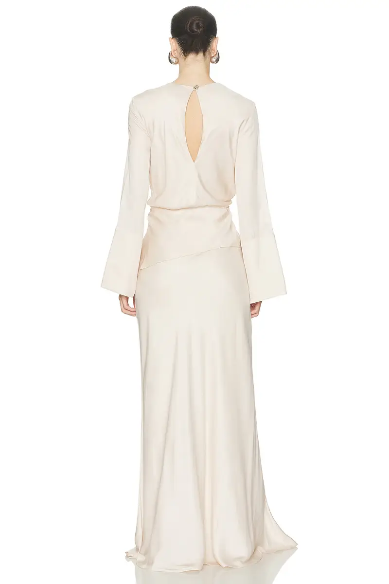 Brandon Maxwell Violet Long Dress | Thumbnail 3 Brandon Maxwell Violet Long Dress | Thumbnail 3