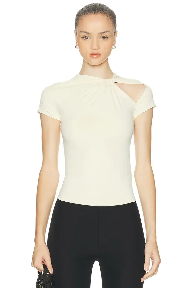Mimchik Knotted Cut Out Top | Image 1 Mimchik Knotted Cut Out Top | Image 1