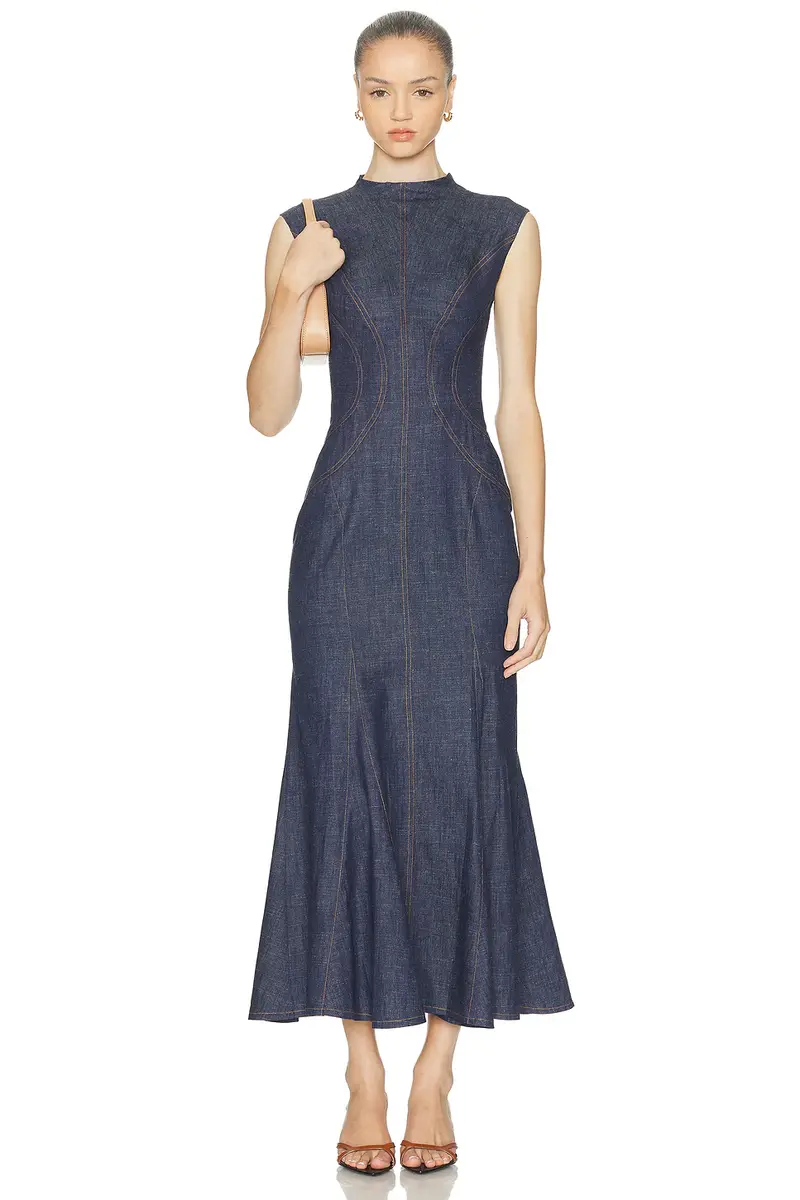 Mimchik Denim Dress | Image 1 Mimchik Denim Dress | Image 1
