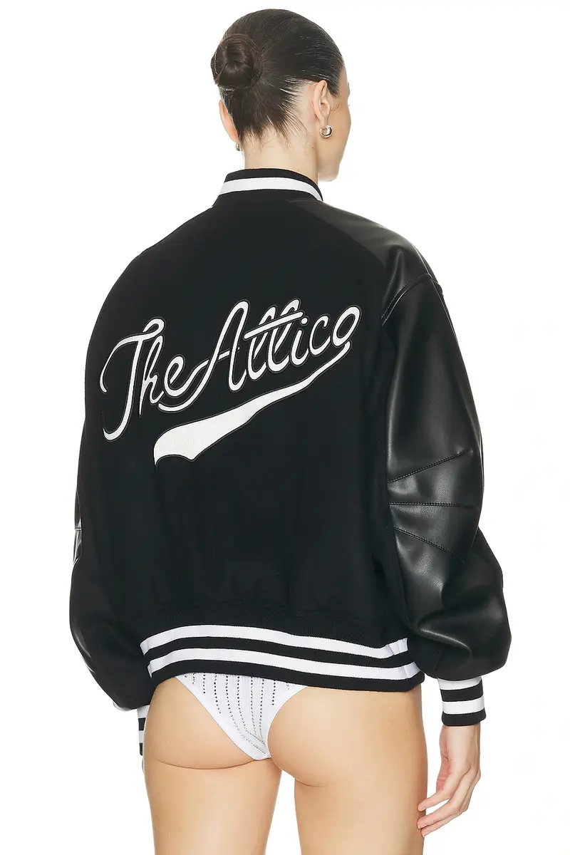 The Attico Letter Bomber Jacket | Thumbnail 3 The Attico Letter Bomber Jacket | Thumbnail 3