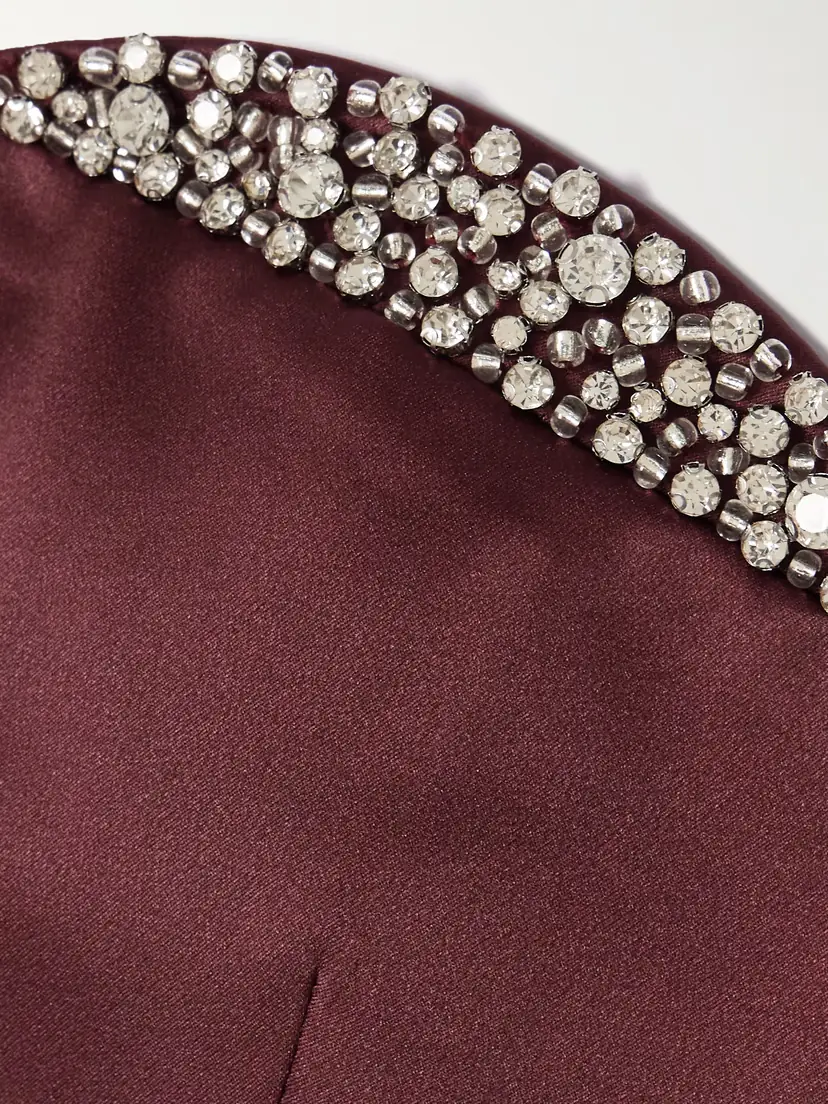 The New Arrivals Ilkyaz Ozel Noélie Strapless Crystal-embellished Satin Mini Dress | Thumbnail 4 The New Arrivals Ilkyaz Ozel Noélie Strapless Crystal-embellished Satin Mini Dress | Thumbnail 4