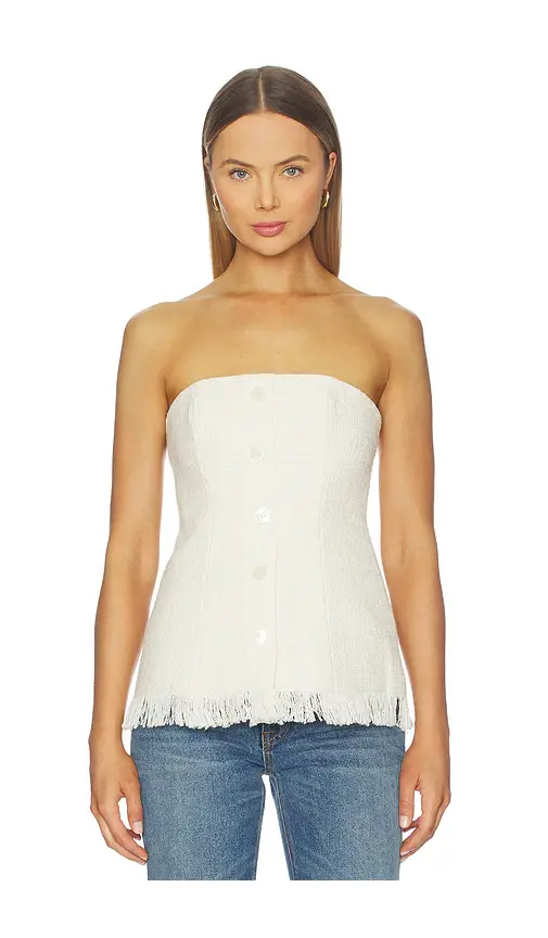 Lovers and Friends Greta Tweed Top | Image 1 Lovers and Friends Greta Tweed Top | Image 1