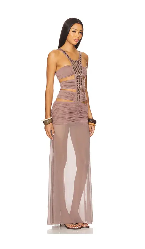 Jaded London Hadassa Hand-Beaded Maxi Dress | Thumbnail 2