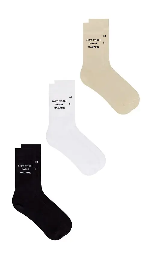 Drôle de Monsieur Slogan Socks | Thumbnail 2