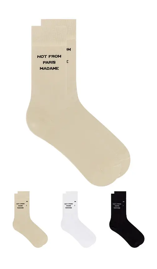 Drôle de Monsieur Slogan Socks
