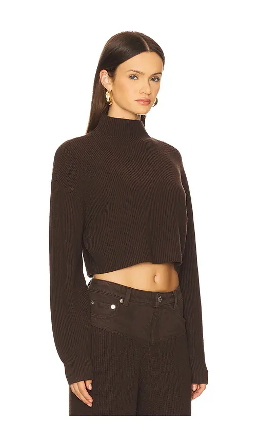 SEROYA Carmen Mid Cropped Sweater | Thumbnail 2