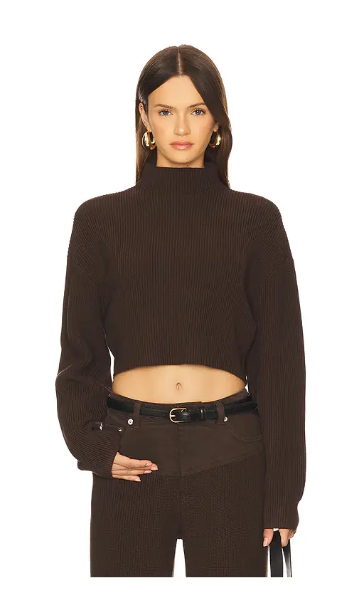 SEROYA Carmen Mid Cropped Sweater