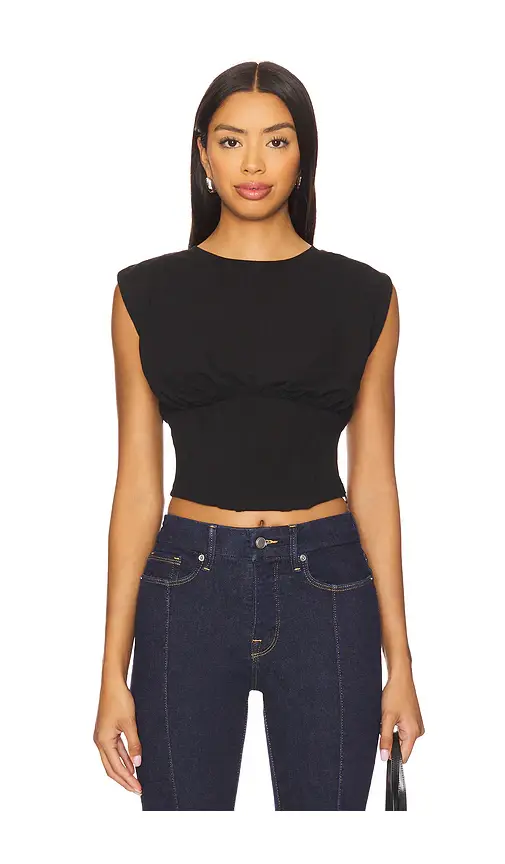 Good American Sleeveless Corset Top | Image 1 Good American Sleeveless Corset Top | Image 1