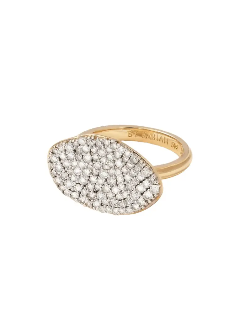 By Pariah Cluster Rhodium-plated 14-karat Recycled Gold Diamond Ring | Image 1 By Pariah Cluster Rhodium-plated 14-karat Recycled Gold Diamond Ring | Image 1