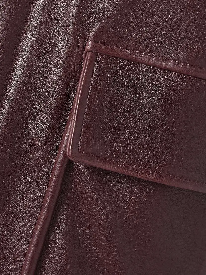 Nour Hammour Drey Leather Jacket | Thumbnail 5